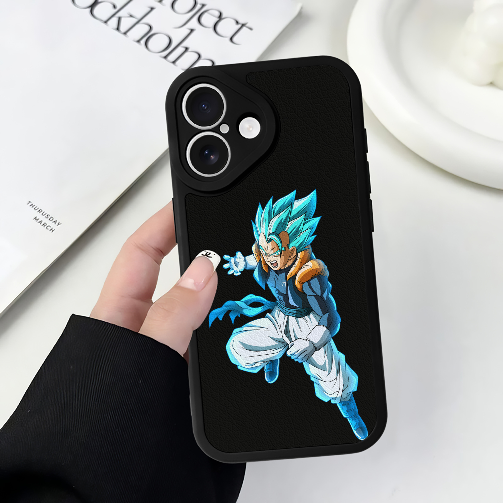 （画像用） ドラゴンボール ベジータ四世（Bejīta Yonsei）DRAGON BALL Vegeta IV 【iPhone 16シリーズ対応】シリコンスマホケース（レザー調） 材質：シリコン